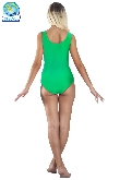BODY DANZA IN LYCRA SMANICATO VERDE DONNA